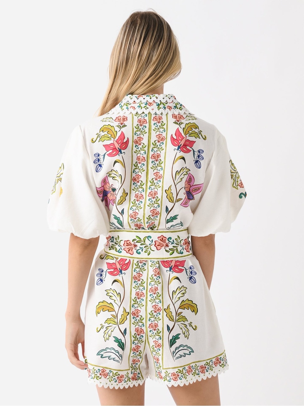 FARM Rio belted Floral Insects Romper Size M - Picture 11 of 16